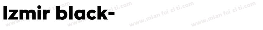 lzmir black字体转换